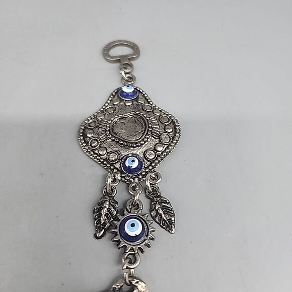 Turkish Traditional Handmade Decorative Ornament Horseshoe Evil Eye Metal - Picture 2 of 6